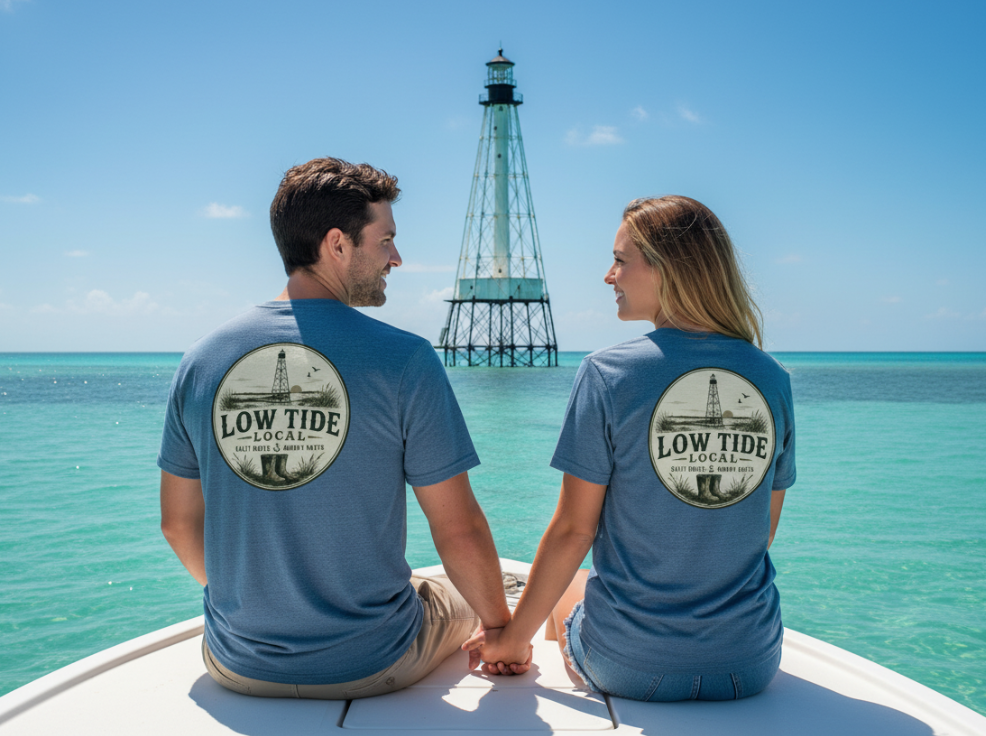 Alligator Reef Lighthouse Graphic Tee