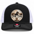 Low Tide Local Backwater Retriever Trucker Hat in Black/White