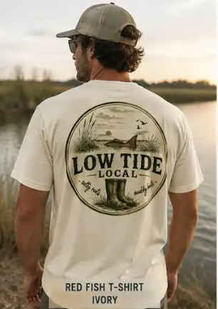 Low Tide Local Backcountry Red Graphic Tee