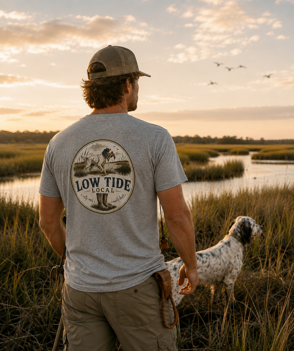 Low Tide Local English Setter Graphic Tee