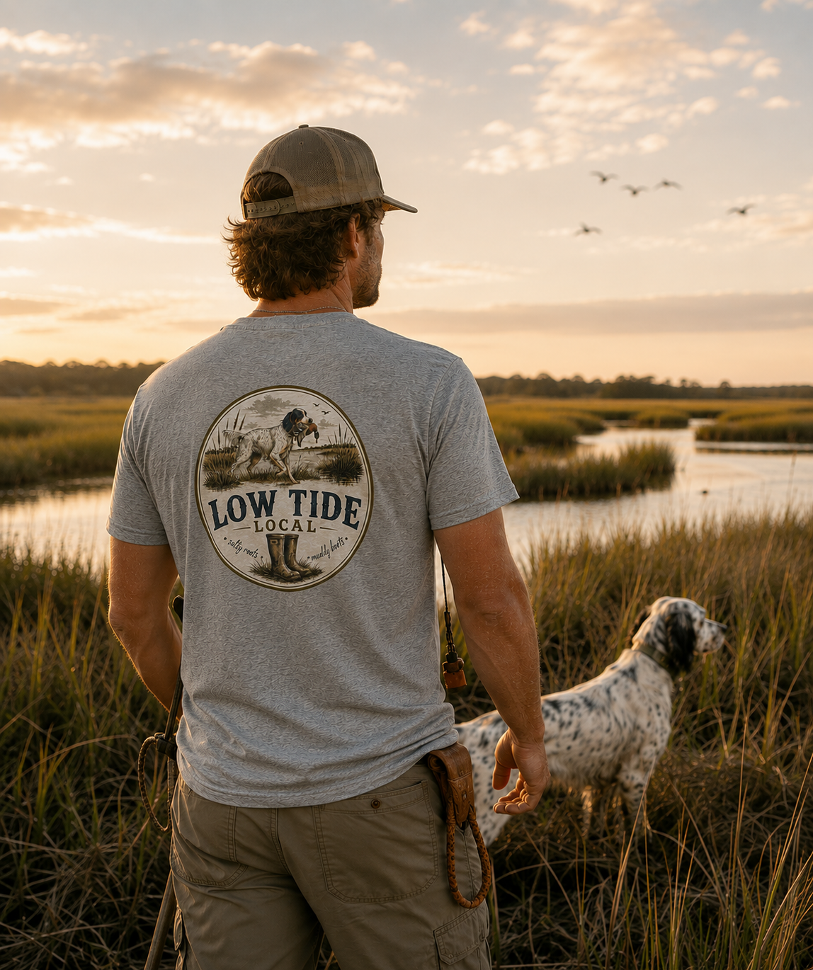 Low Tide Local English Setter Graphic Tee
