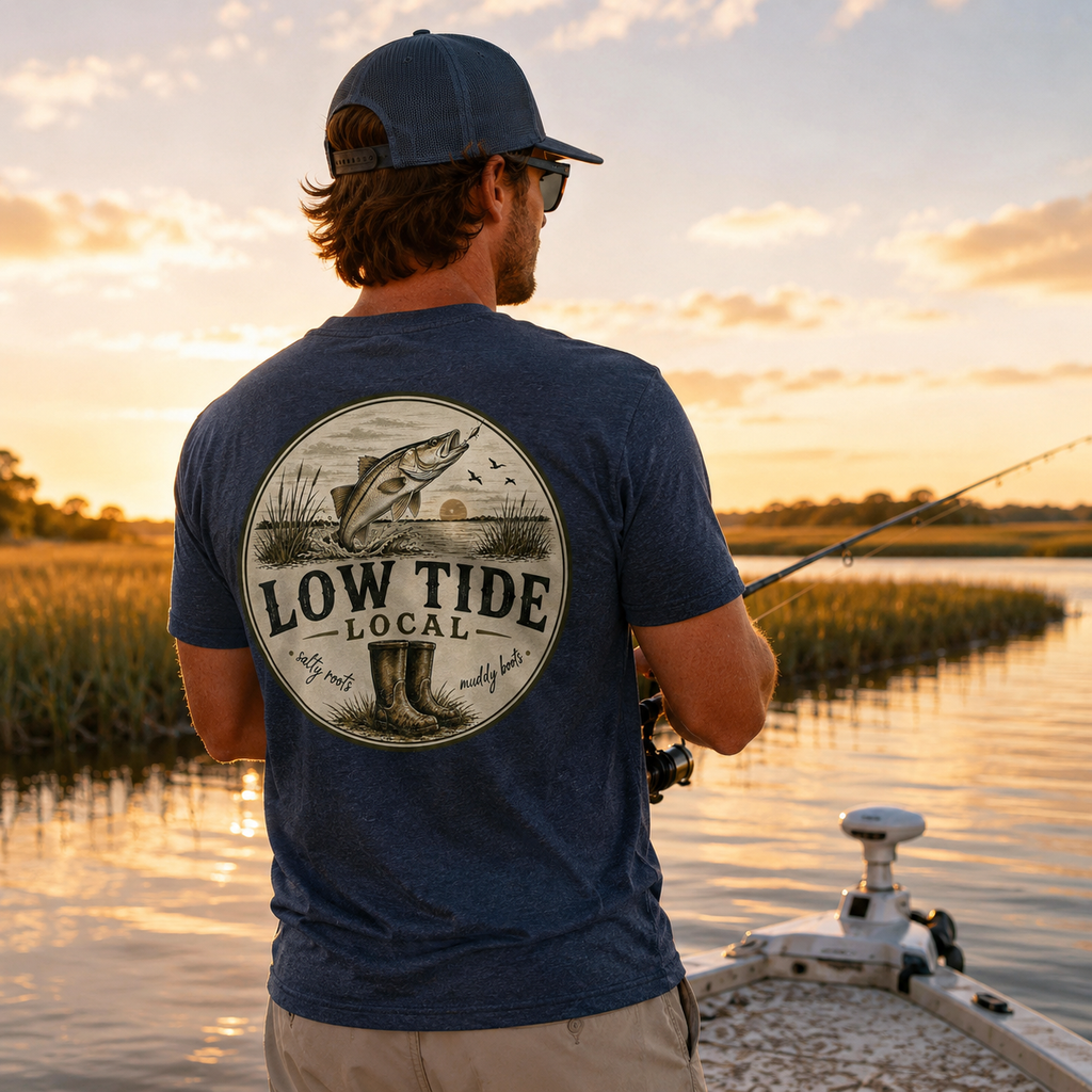 Low Tide Local Snook Strike Graphic Tee