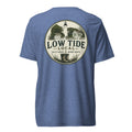 Key West Lighthouse Tee in Blue triblend — back view