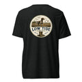 Low Tide Local Shorthair Pointer Tee in Charcoal Black triblend — back view