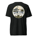 Low Tide Local Heron Tee in Charcoal Black triblend — back view